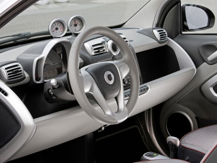 Интерьер Smart ForTwo Edition Highstyle 2009 года  (GER) (фото 2 из 6)